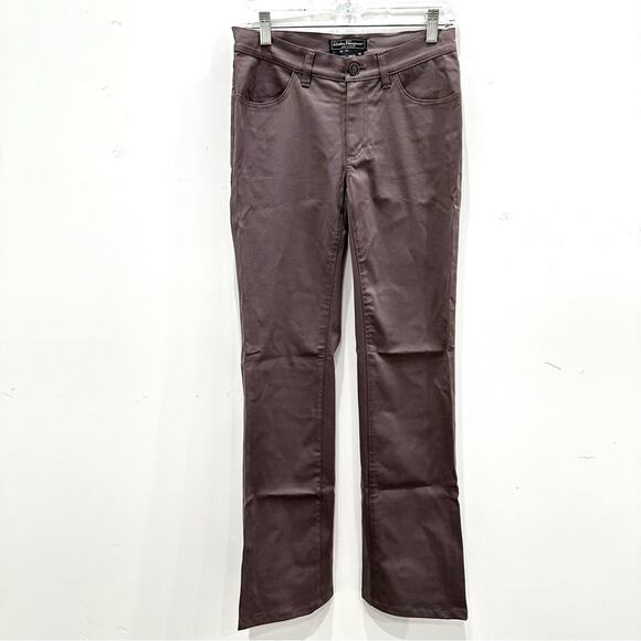 NWOT Salvatore Ferragamo Purple Grey Pants